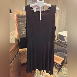 a.n.a Black Midi Dress